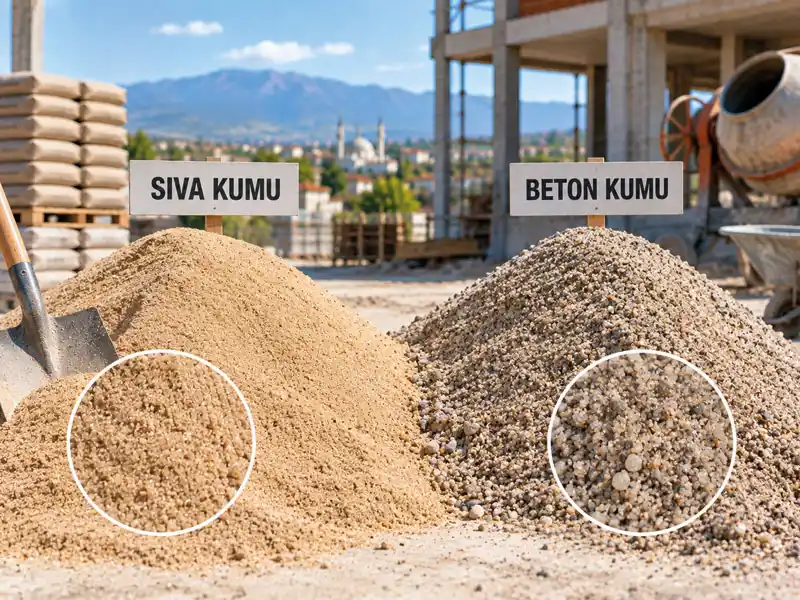 SIVA KUMU İLE BETON KUMU ARASINDAKİ FARK NEDİR?