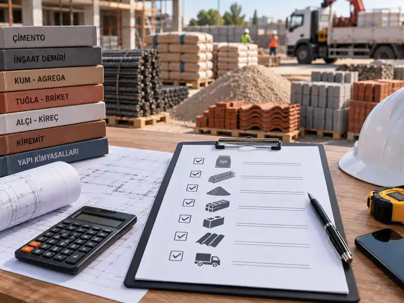 YAPI MALZEMESİ SİPARİŞİ VERMEDEN ÖNCE SORULMASI GEREKEN 10 SORU